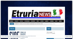Desktop Screenshot of etrurianews.it